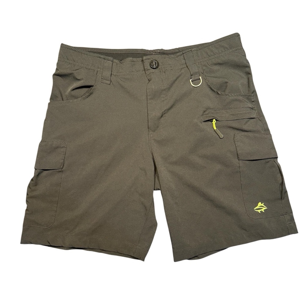 Mens Loco Skailz Mens‎ Harbor Performance Cargo Shorts - Black, Size 34
